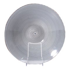 Carlo Scarpa MEZZA FILIGRANA Platter / Charger, 13.75"Dia, Murano