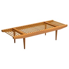 Milo Baughman, Bench, Walnut, USA, 1950s
