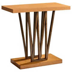 Paul Frankl, table console, Oak Oak, USA, années 1950