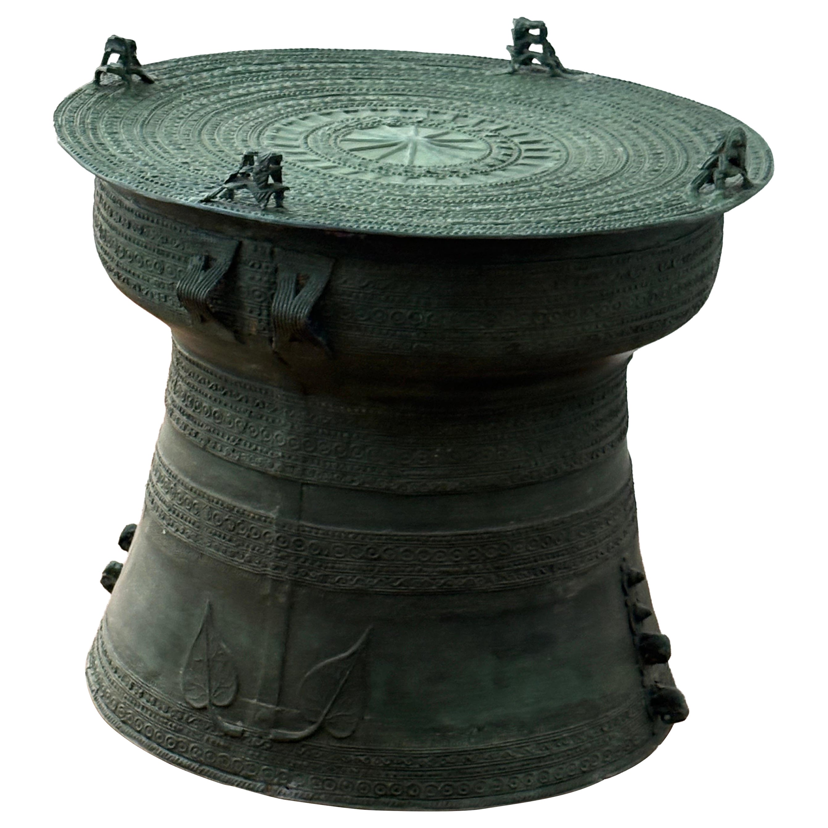 Asian bronze rain drum For Sale