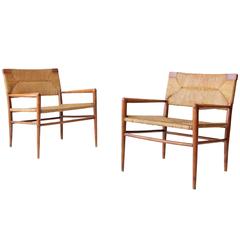 Mel Smilow for Smilow-Thielle Woven Lounge Chairs