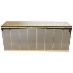 Ello Bronze Mirror and Brass Sideboard or Cabinet