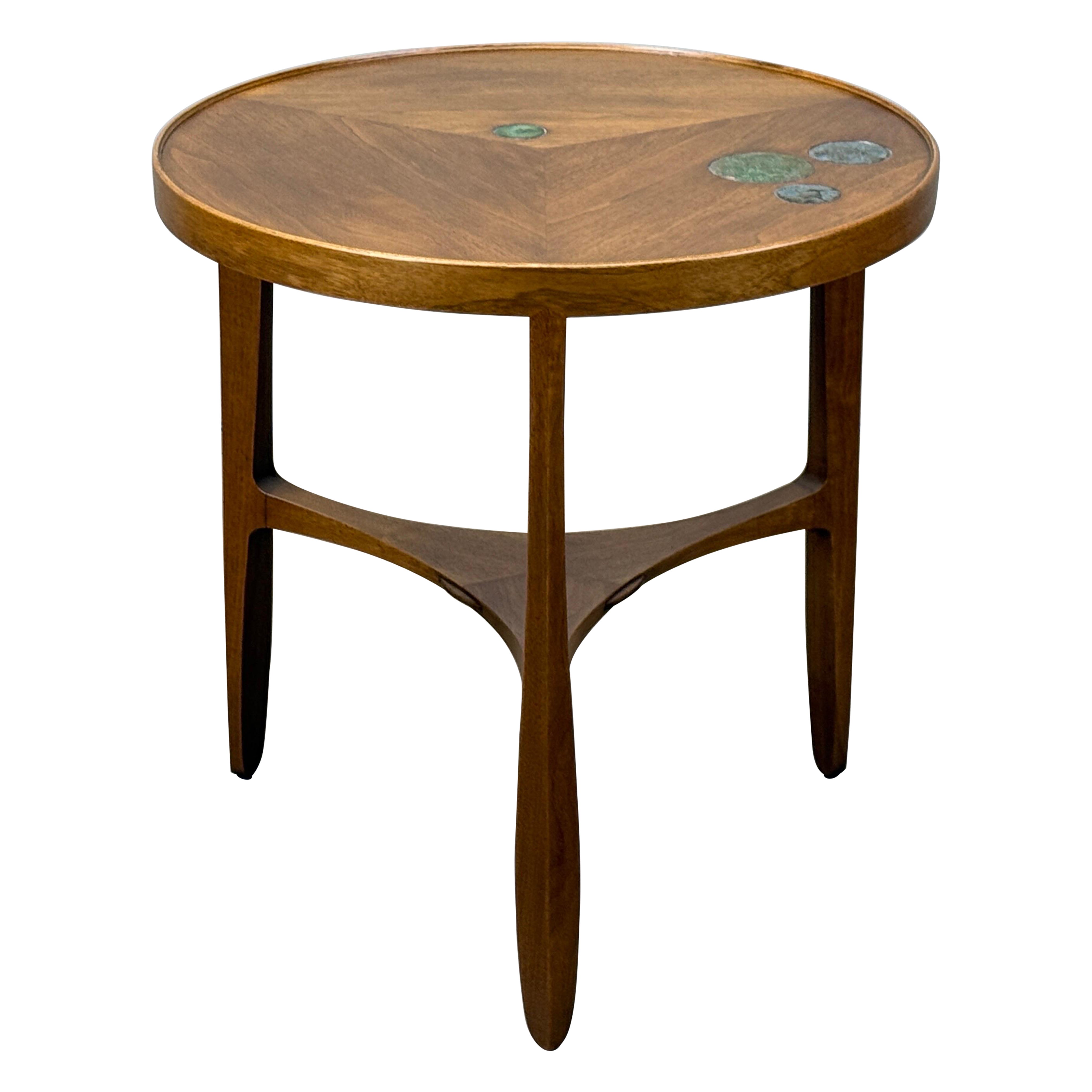 Dunbar Janus Tisch von Edward Wormley mit Natzler-Fliesen im Angebot