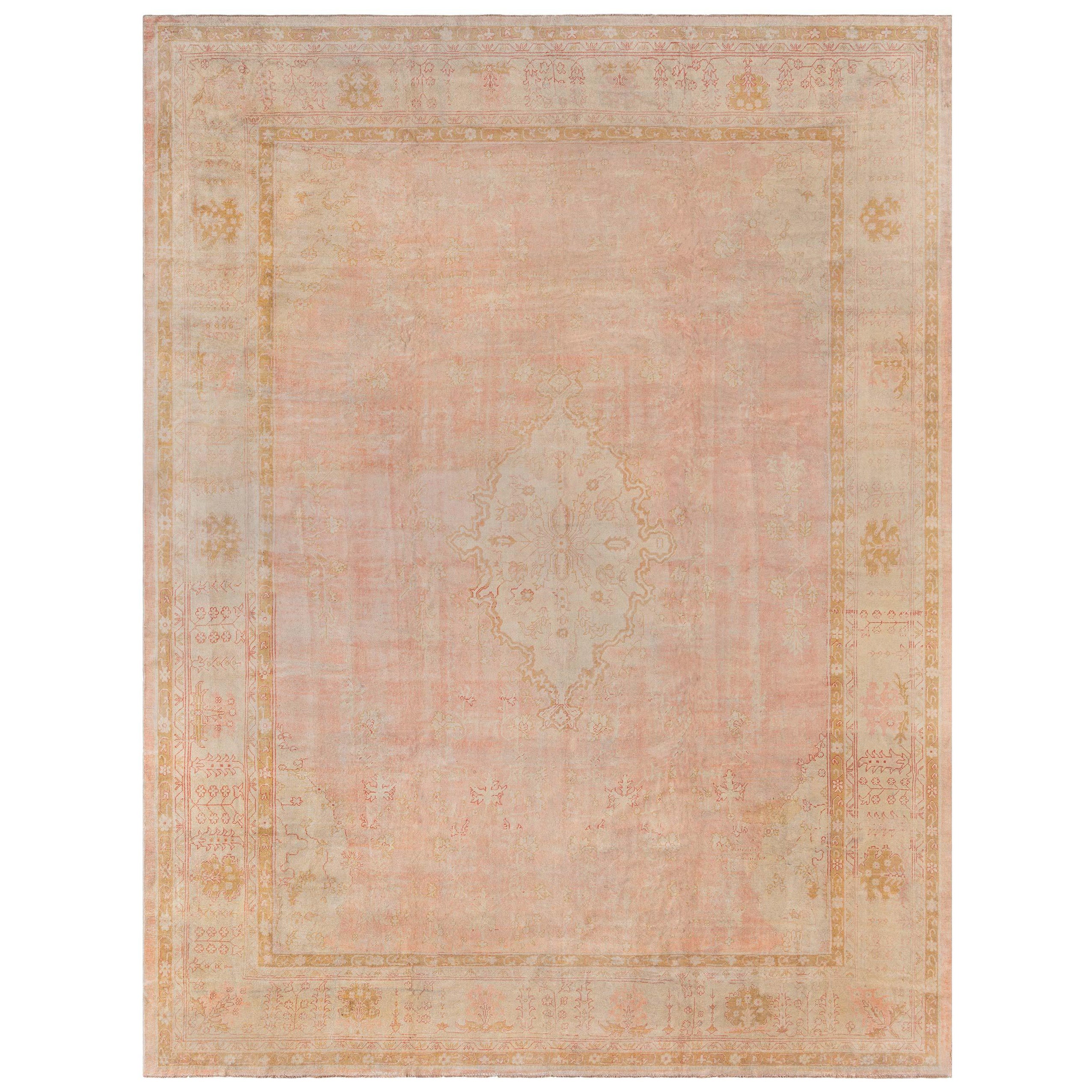 Tappeto antico turco Oushak Doris Leslie Blau