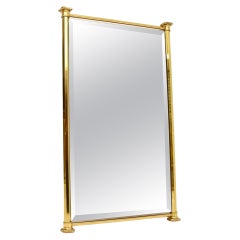Specchio francese in ottone vintage