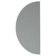 En stock Luna Half-circle Black Tinted Frameless Mirror (miroir sans cadre teinté noir)