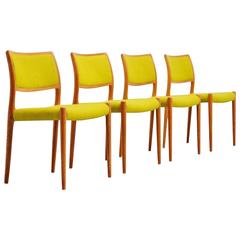 Niels Moller Model 80 Chairs in Oak, Denmark, 1968 12