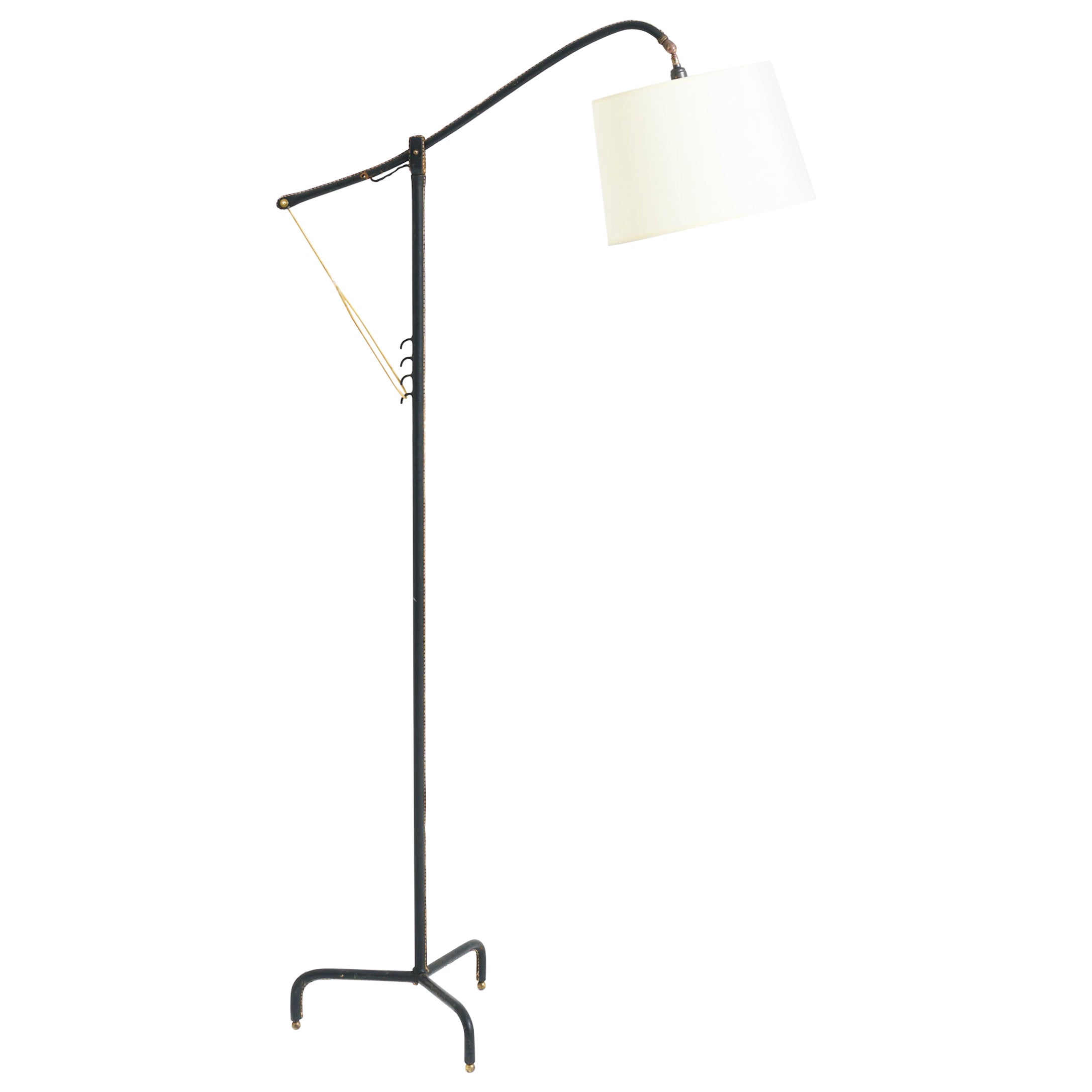 Lampadaire de Jacques Adnet (1900-1984) en vente