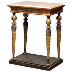Gilded Late Gustavian Console Table