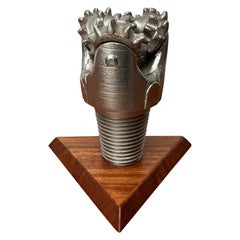 Vintage Decorative Oil Drilling Head Object Sculpture