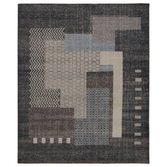 Moderner französischer Art-Déco-Teppich von Rug & Kilim, mit geometrischen Mustern