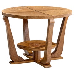 Dänischer Designer, Beistelltisch, Eiche, Dänemark, 1940er Jahre