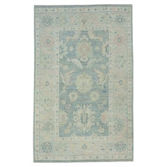 Turkish Oushak Rug 4'3" x 6'8" #17010