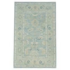 Tappeto Oushak turco 4'1" x 6'5" #17756