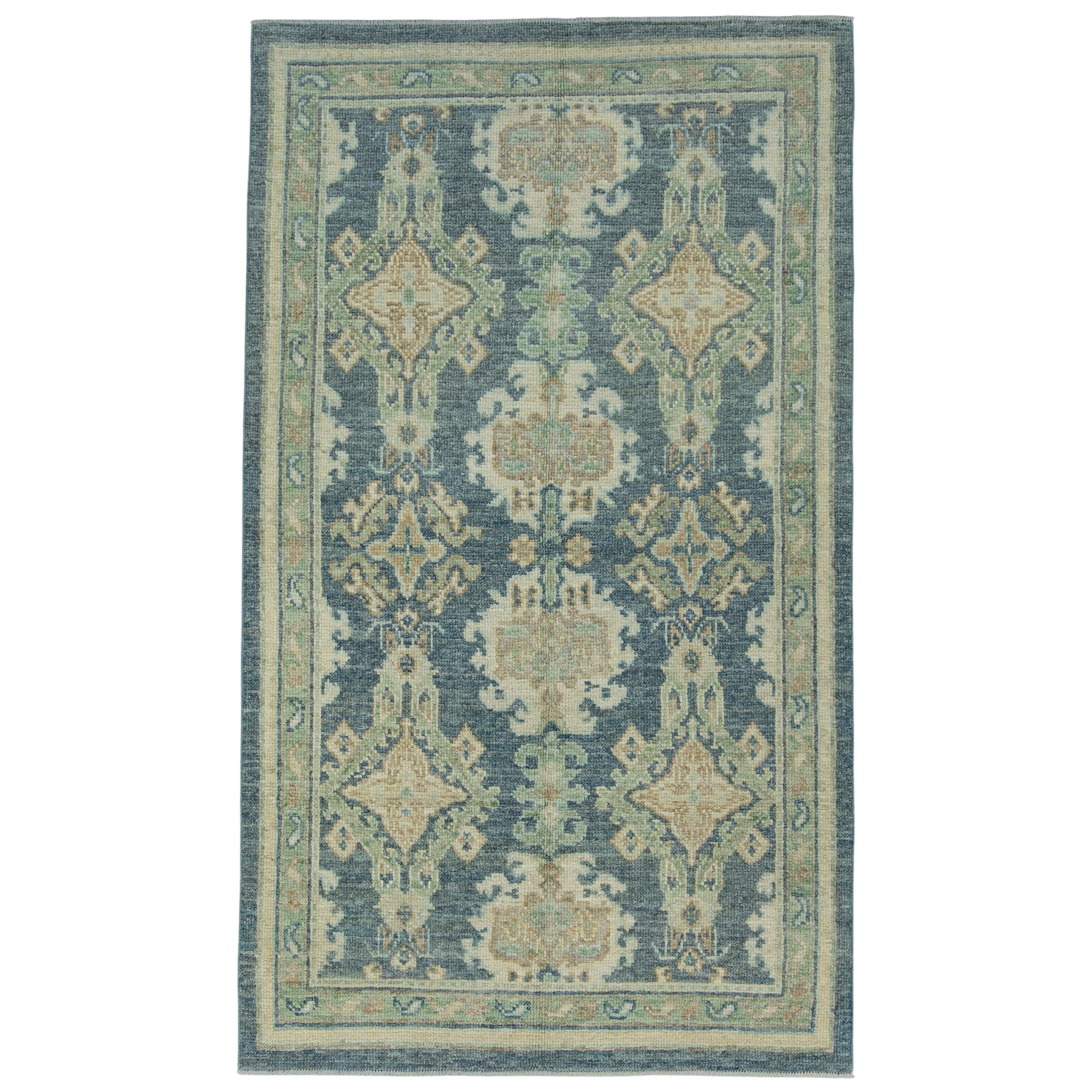 Turkish Oushak Rug 3'9" x 6'5" #17391