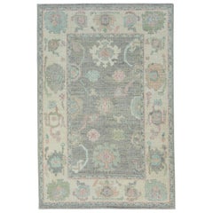 Türkischer Oushak-Teppich 4' x 6' #17873