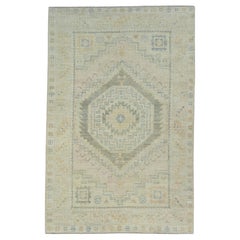 Tappeto Oushak turco 3'10" x 5'11" #17260