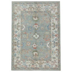 Turkish Oushak Rug 6'2" x 8'8" #17789