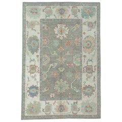 Turkish Oushak Rug 6'2" x 9'1" #17861