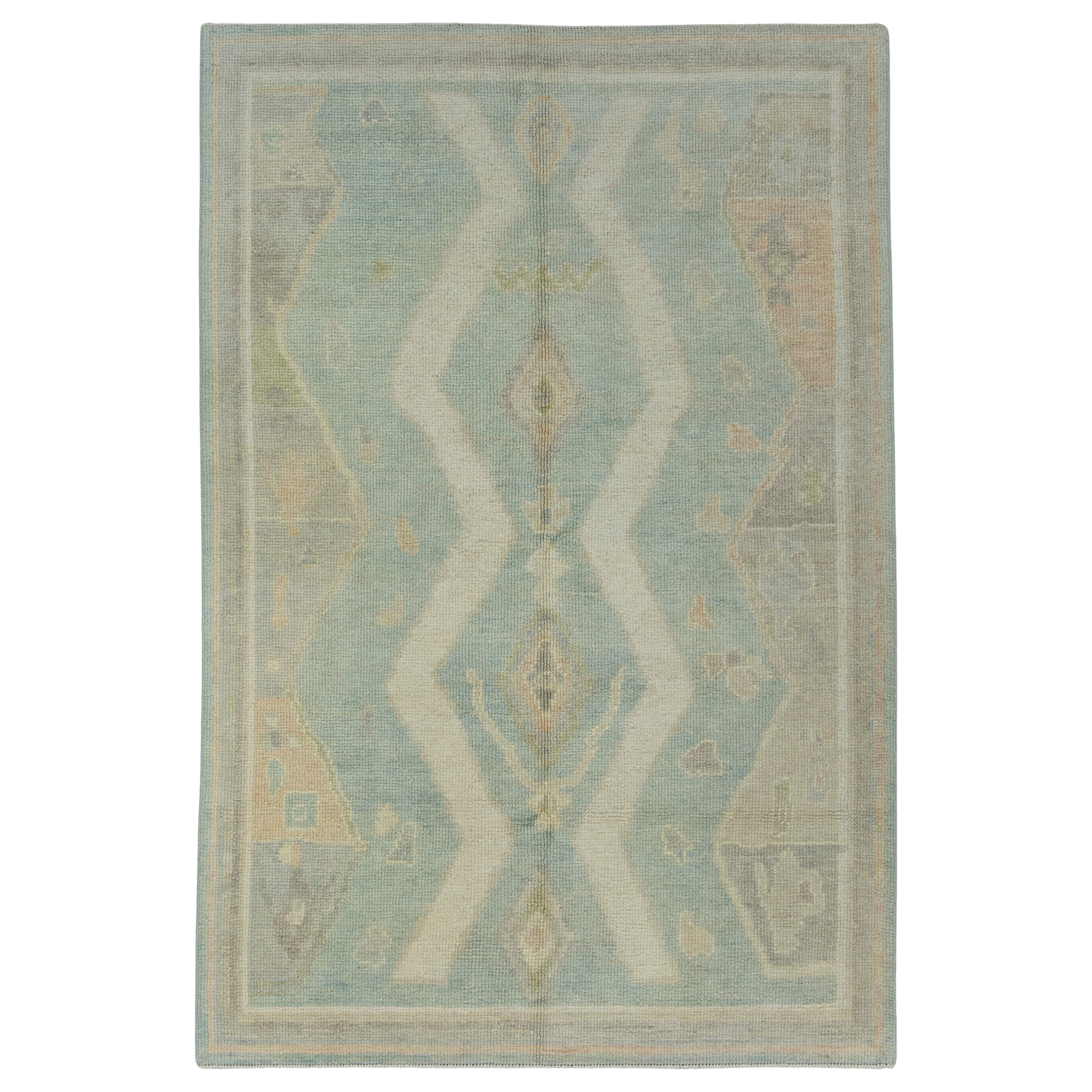Turkish Oushak Rug 4' x 6' #17031