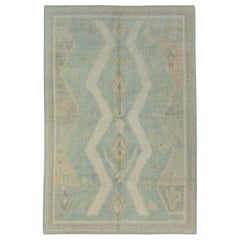 Turkish Oushak Rug 4' x 6' #17031