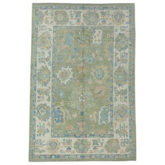 Türkischer Oushak-Teppich 6' x 9' #17874