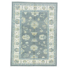 Turkish Oushak Rug 6'1" x 8'6" #17106