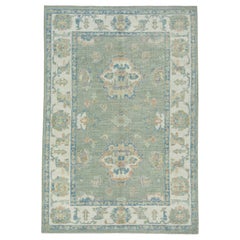 Turkish Oushak Rug 6'2" x 9' #17720