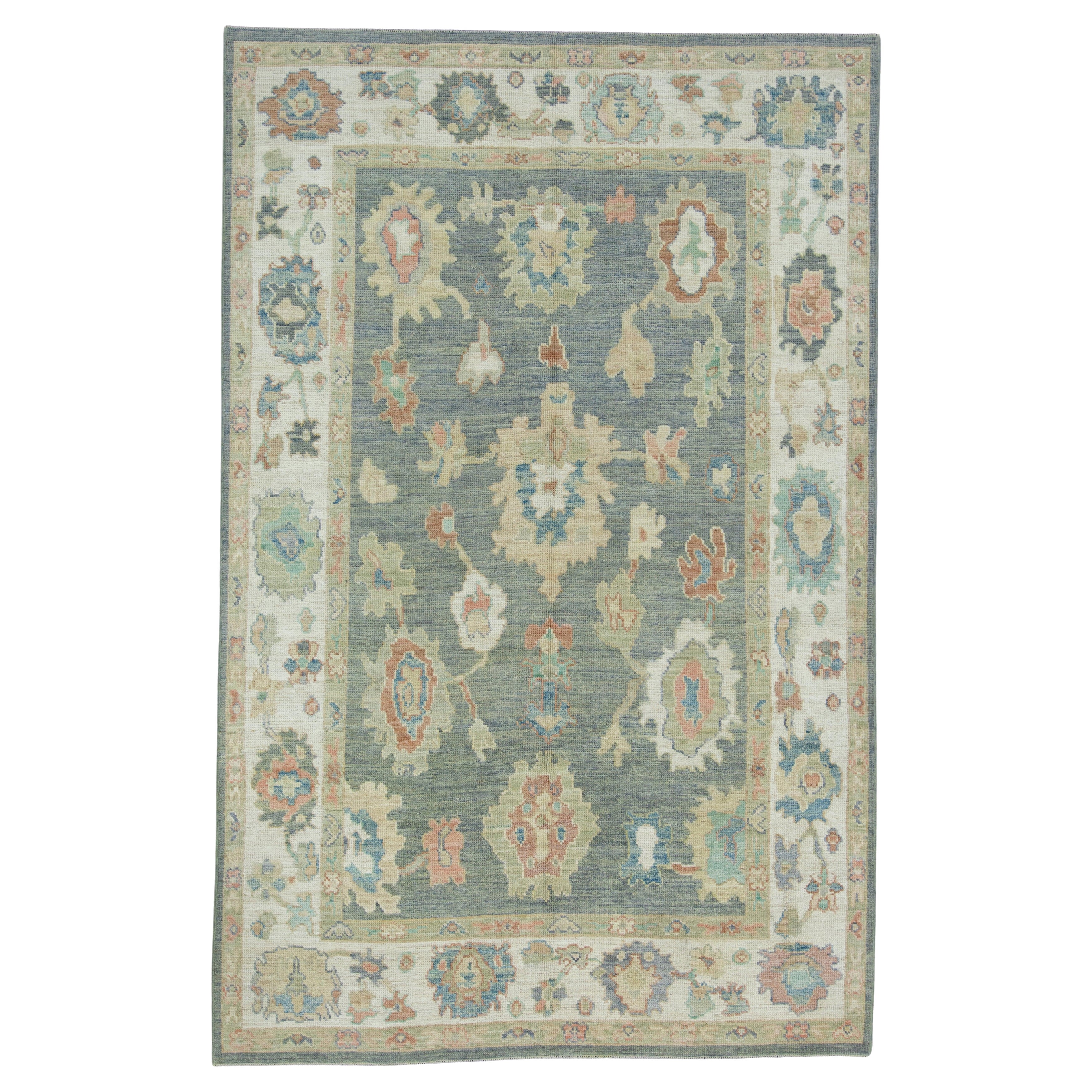 Turkish Oushak Rug 5'9" x 9' #17893