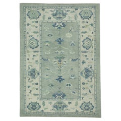 Turkish Oushak Rug 6'3" x 8'10" #17640