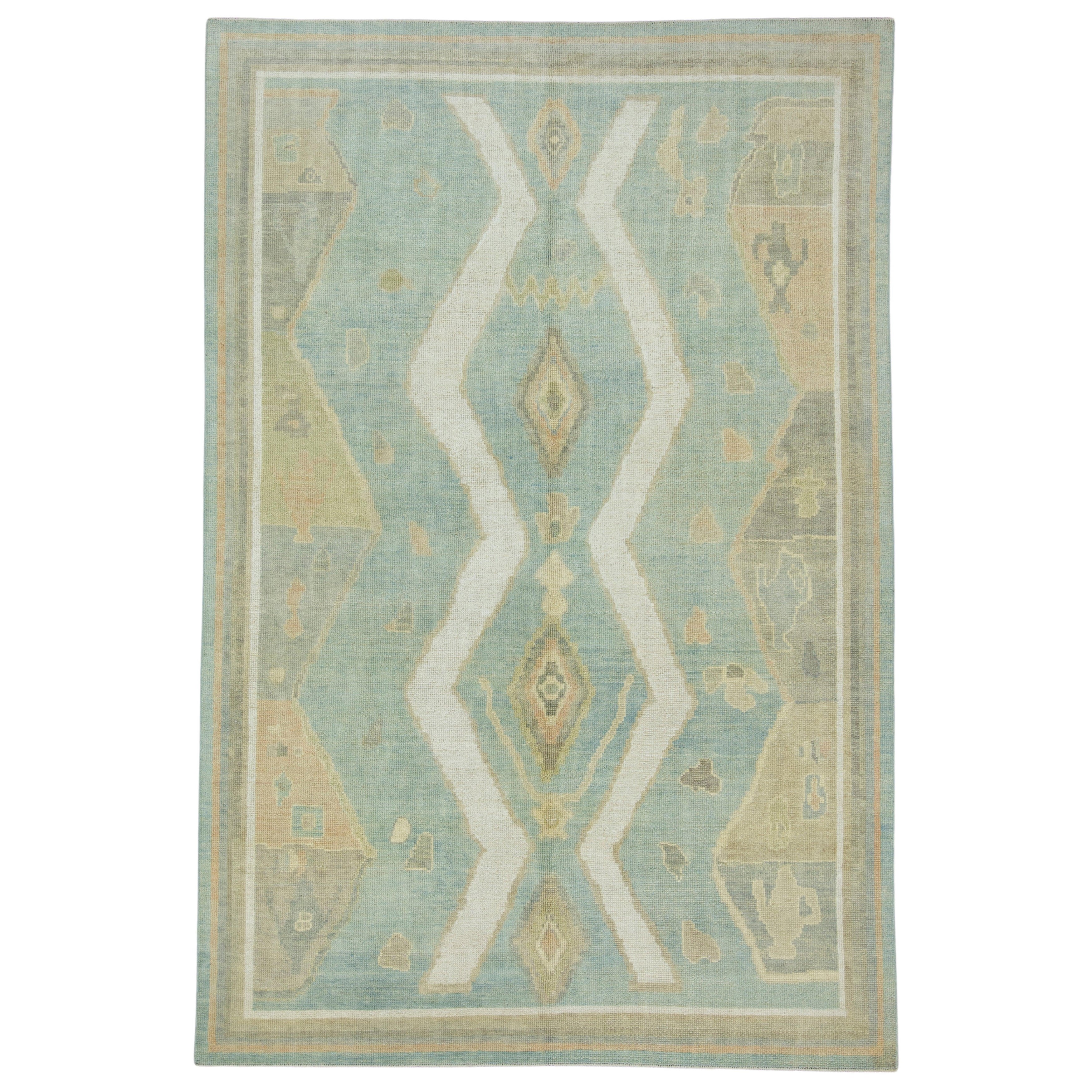 Turkish Oushak Rug 6'3" x 9'4" #17019