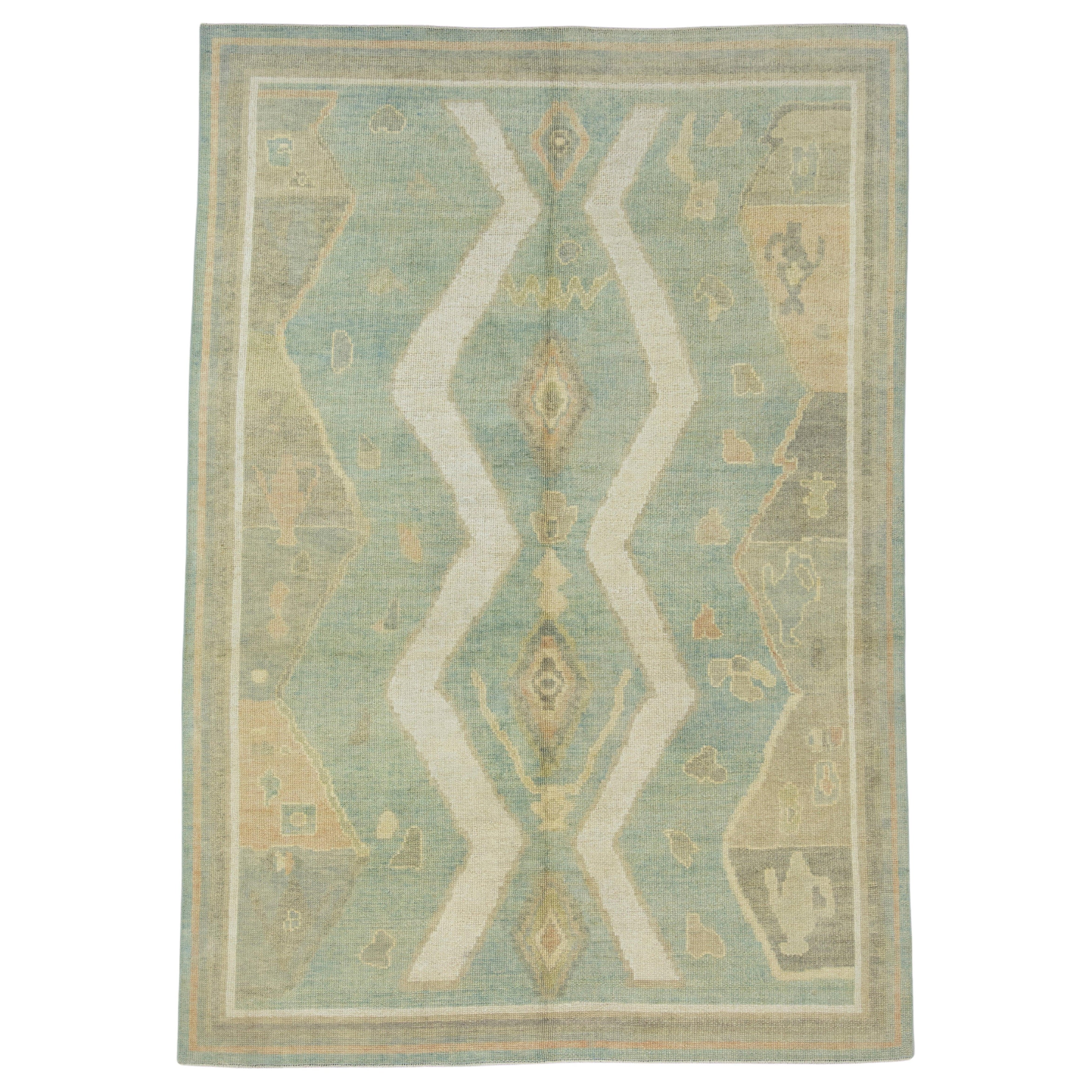 Turkish Oushak Rug 6'3" x 9' #17058