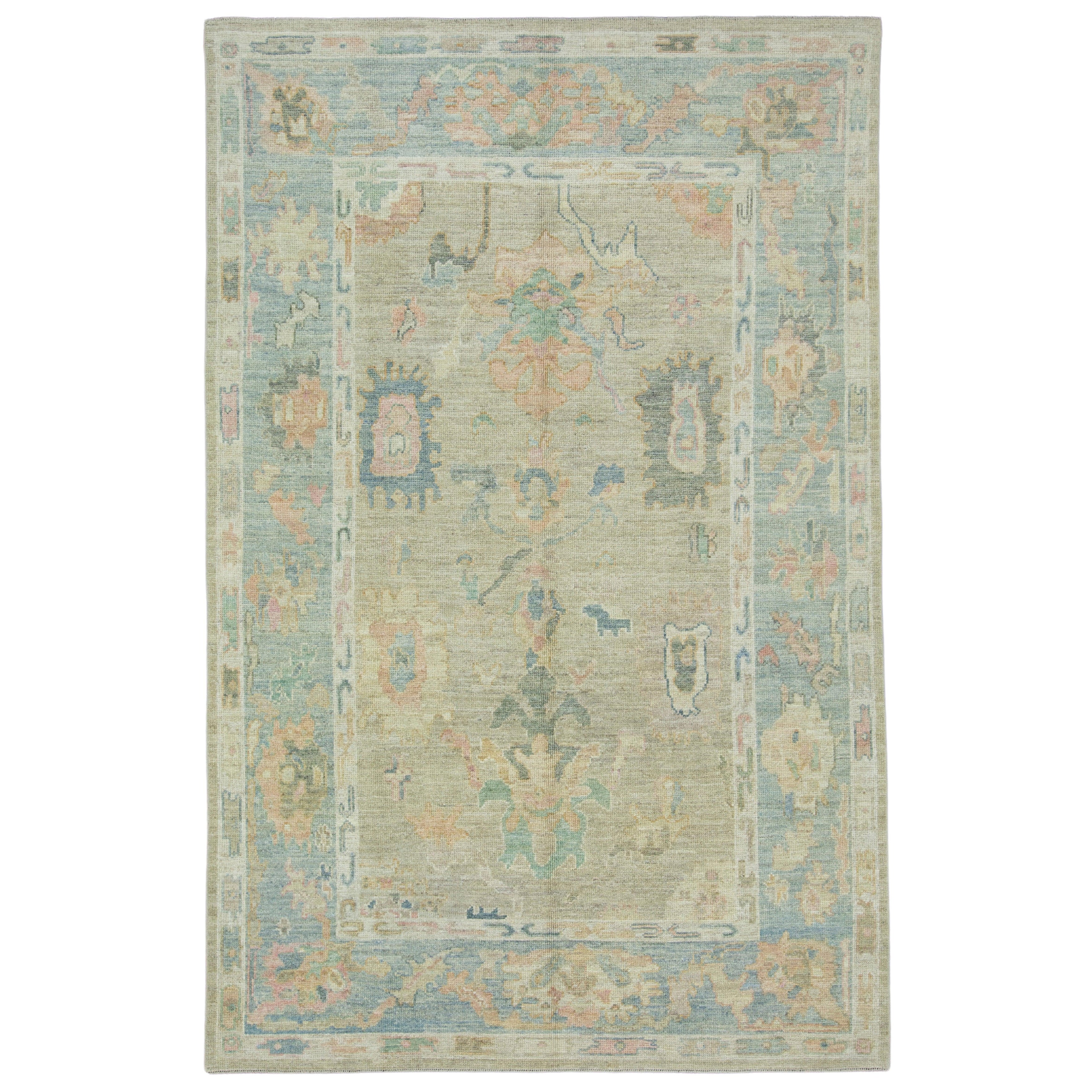 Turkish Oushak Rug 5'11" x 9'3" #17380