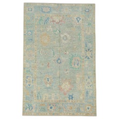 Türkischer Oushak-Teppich 5'9" x 8'10" #17349