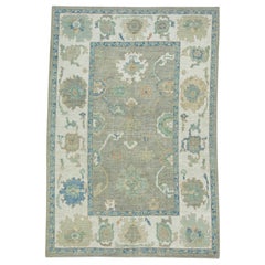 Turkish Oushak Rug 6'3" x 9'2" #17860