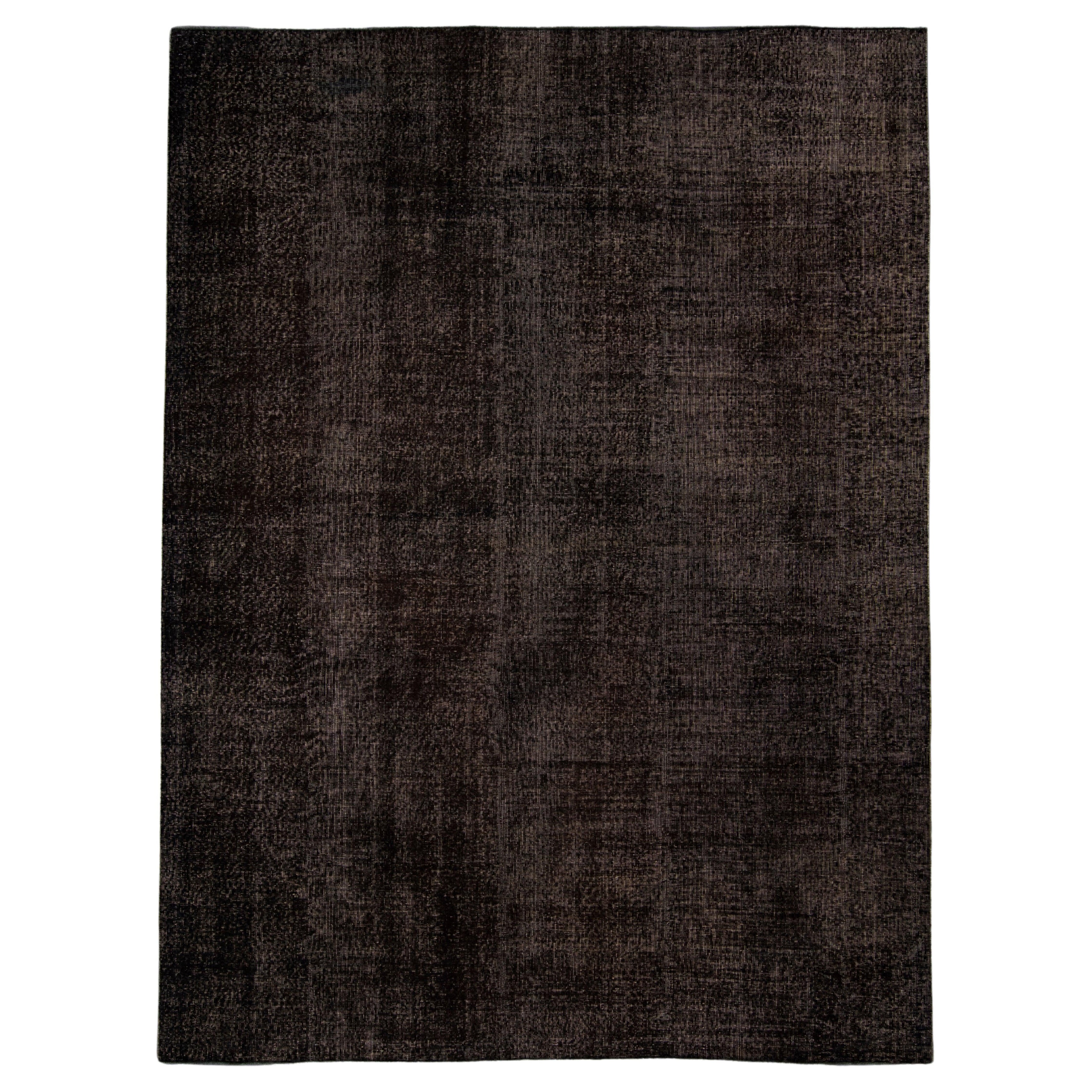 Tappeto moderno annodato a mano 7'10" x 10'6" #17865