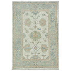 Turkish Oushak Rug 6'4" x 9'2" #17760