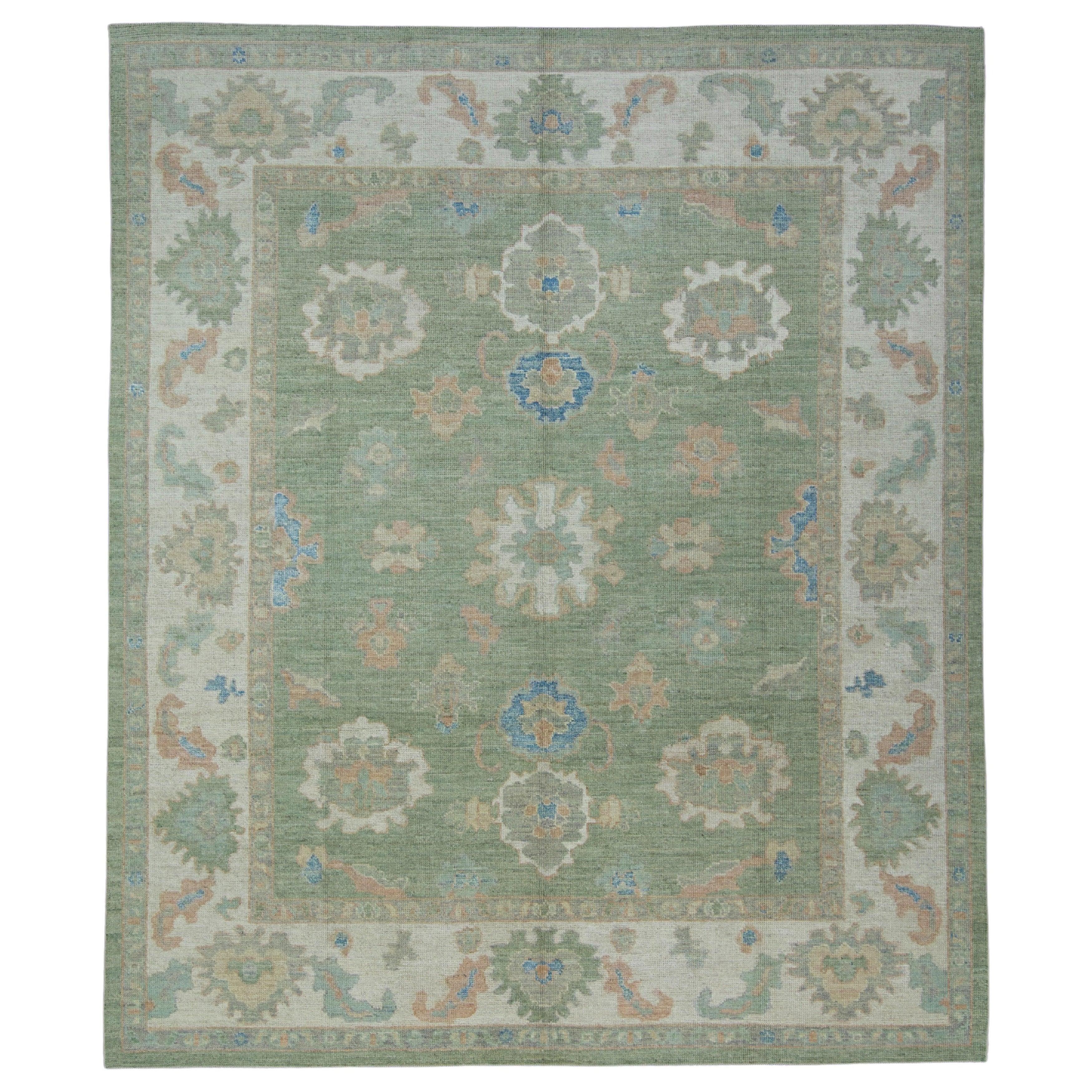 Turkish Oushak Rug 8'6" x 10'1 #17954
