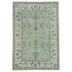 Turkish Oushak Rug 6'1" x 8'11" #17113