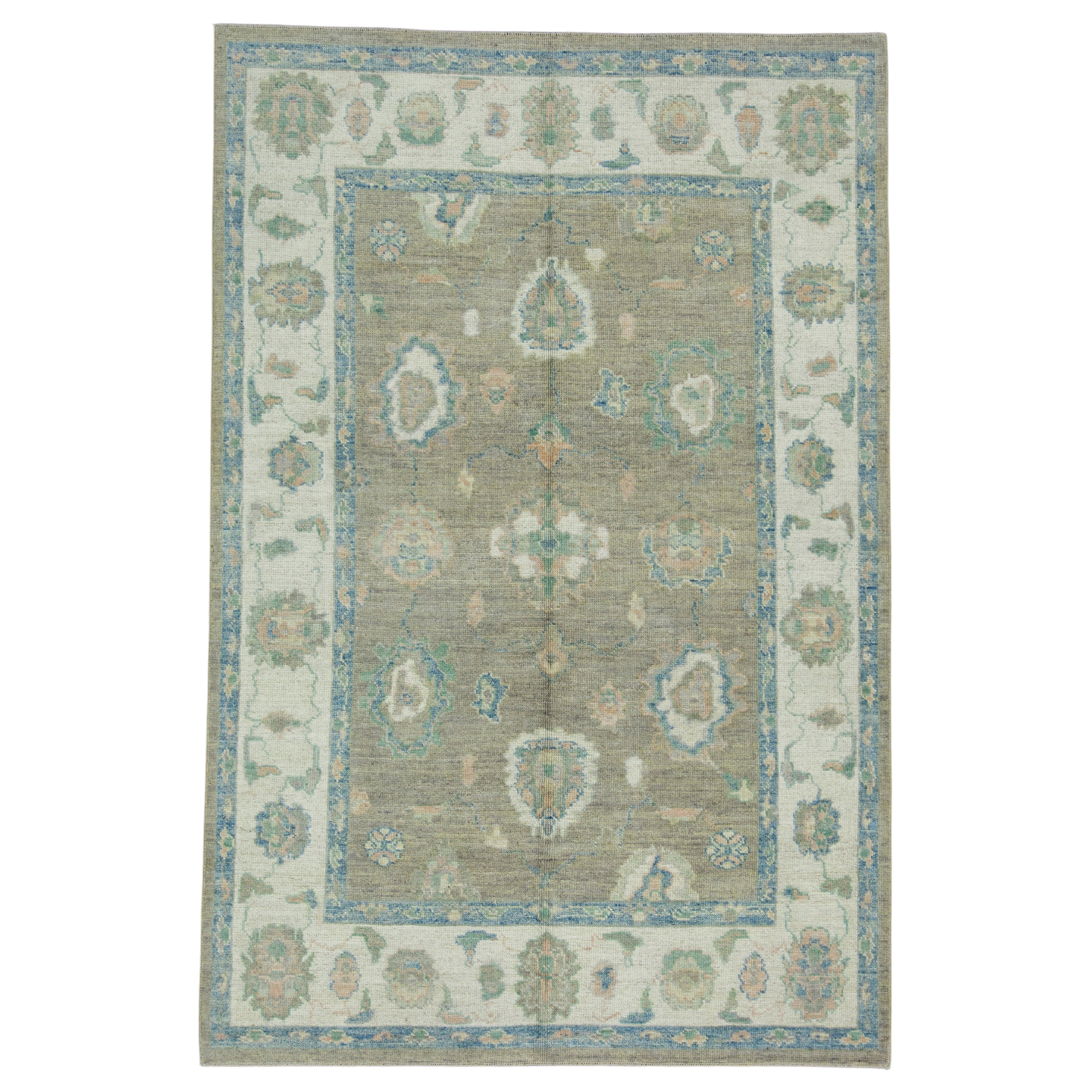 Turkish Oushak Rug 6' x 9'1" #17726