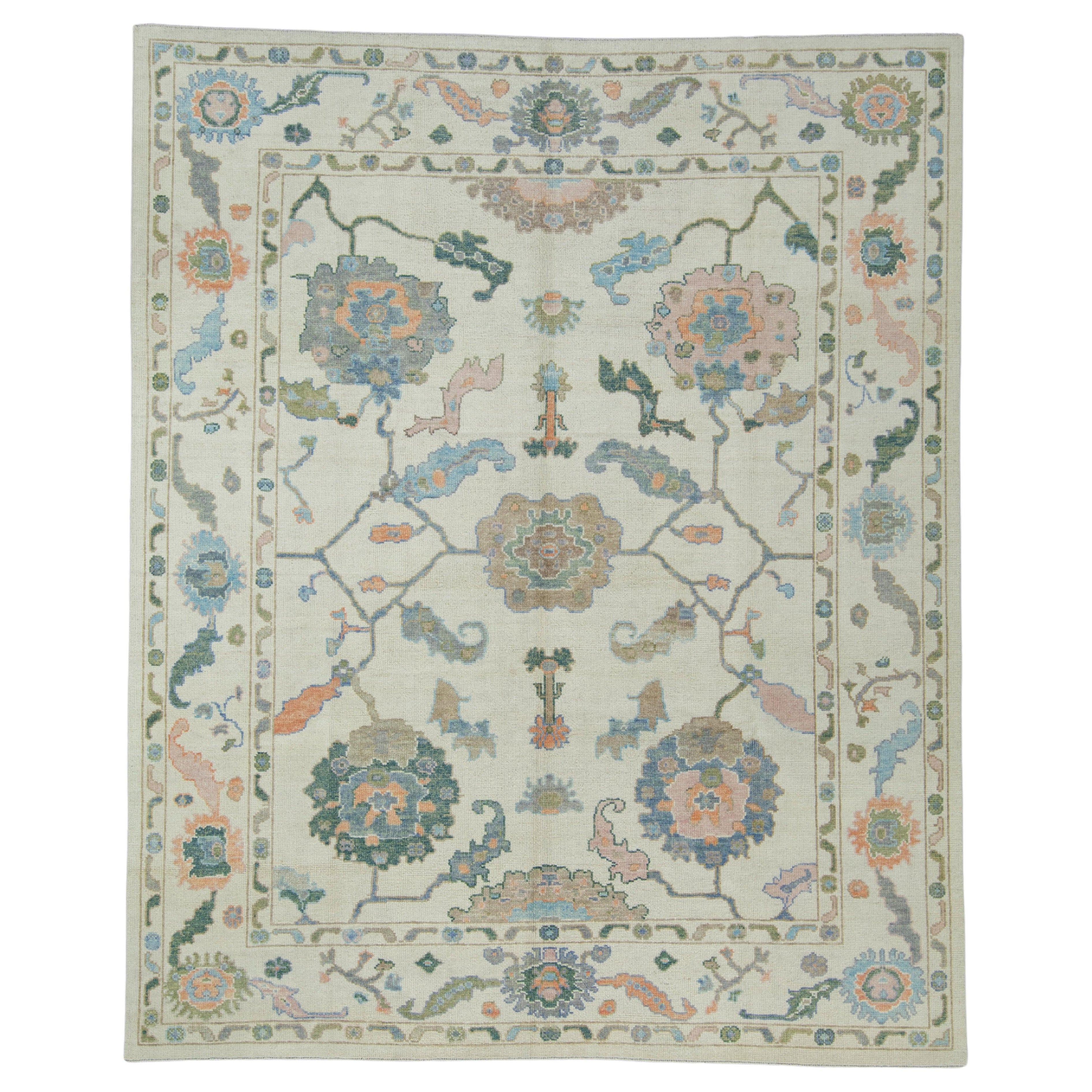 Türkischer Oushak-Teppich 8'4" x 10'4" #17064
