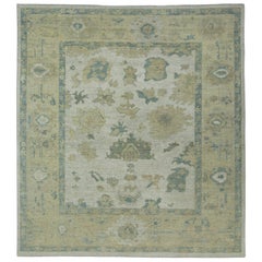 Turkish Oushak Rug 8'5" x 9'3" #17606