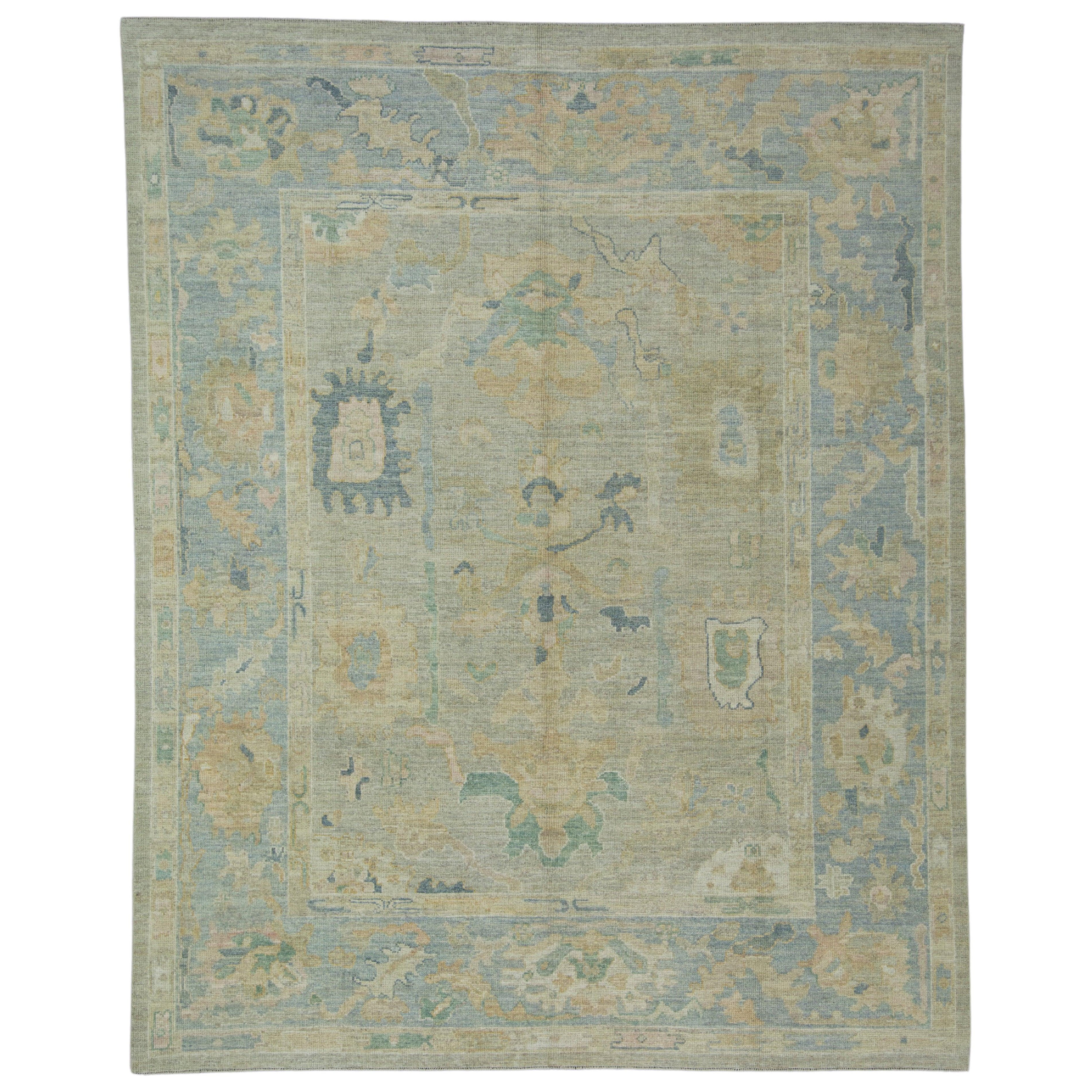 Tappeto Oushak turco 8'2" x 10'2" #17475