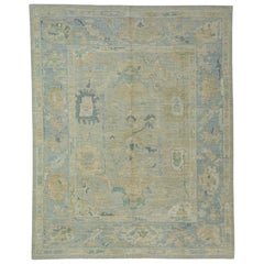 Tappeto Oushak turco 8'2" x 10'2" #17475