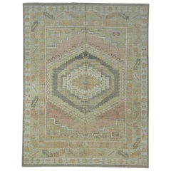 Tappeto Oushak turco 7'11" x 10'2" #17364