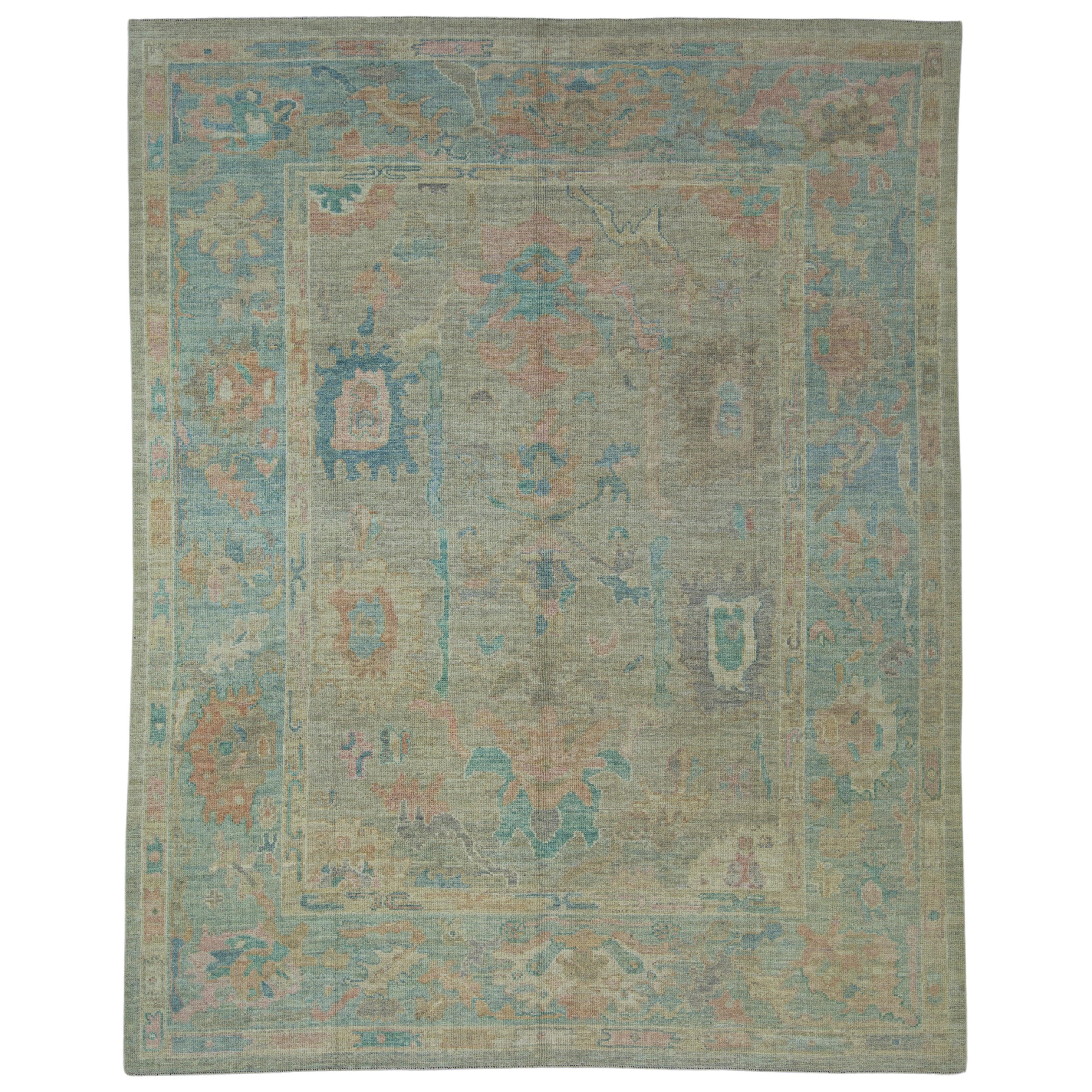 Tappeto Oushak turco 8'3" x 10'5" #17474