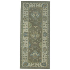 Turkish Oushak Rug 4'5" x 10' #17008