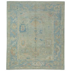 Tappeto Oushak turco 8'5" x 9'11" #17306
