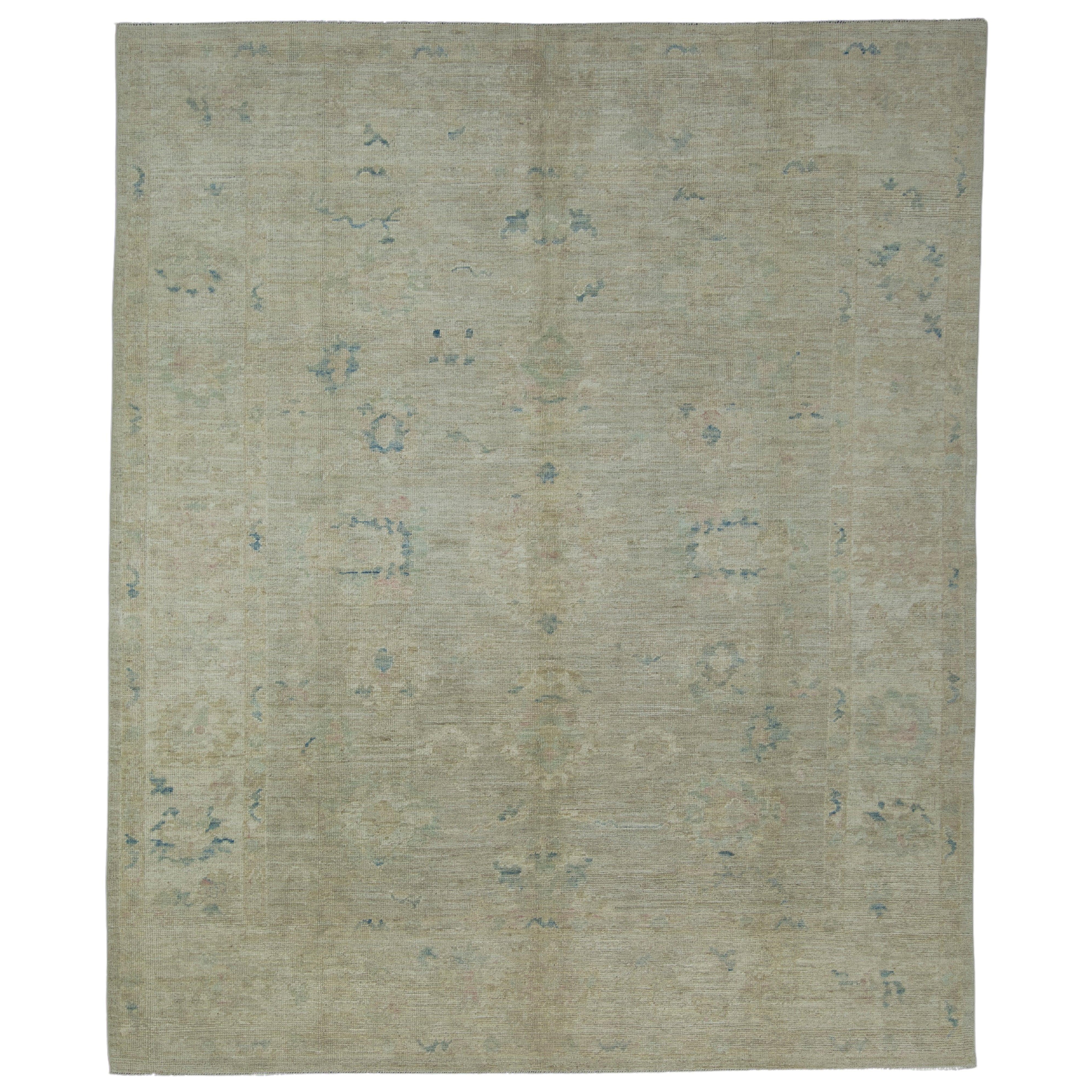 Handwoven Oushak Rug 8'3" x 9'11" #17427