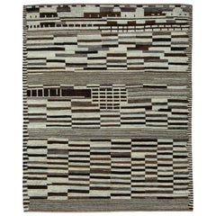 Tappeto moderno annodato a mano 8'2" x 10'1" #17405